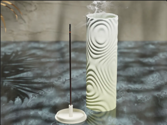 Wave Modern Incense Holder